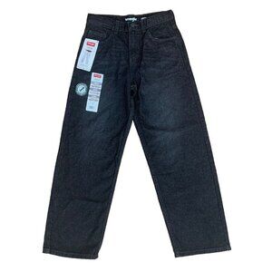 Wrangler Five Star Premium Loose Youth Boy Black Pants Jeans Size 12 New
